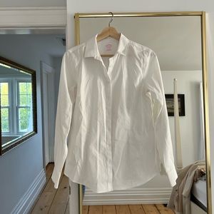 Brooks Brothers Classic White Dress Shirt Size 8